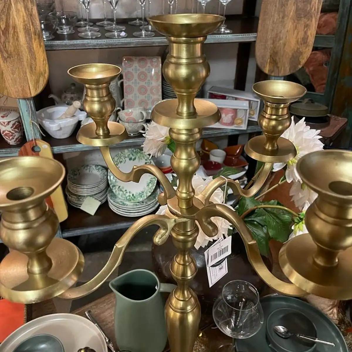 Chandelle en métal féerie